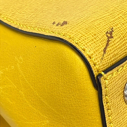 Fendi Handbag Petit Toujours Dark Yellow Leather — view 6