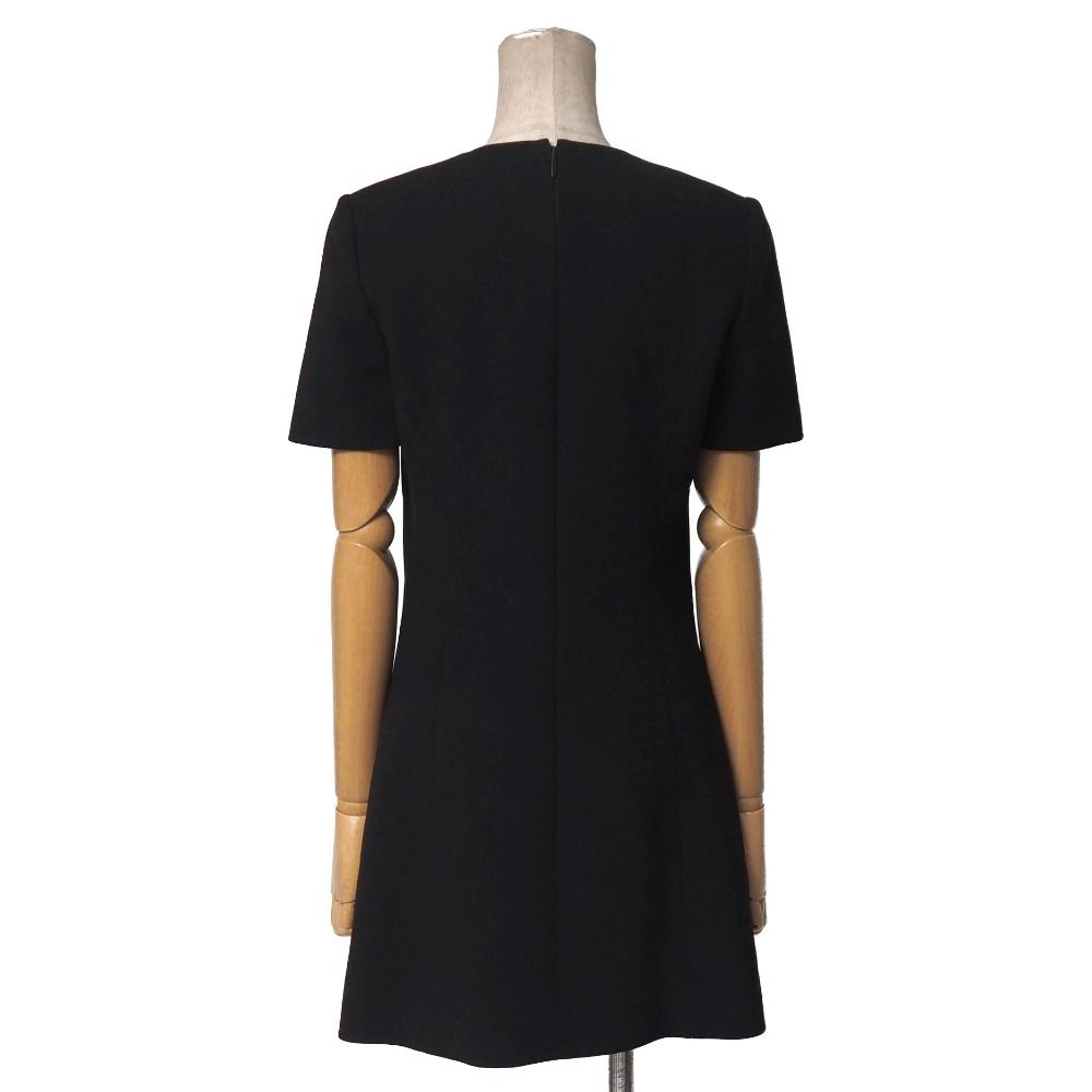 Saint Laurent Paris Dress Short Sleeve Crew — view 3