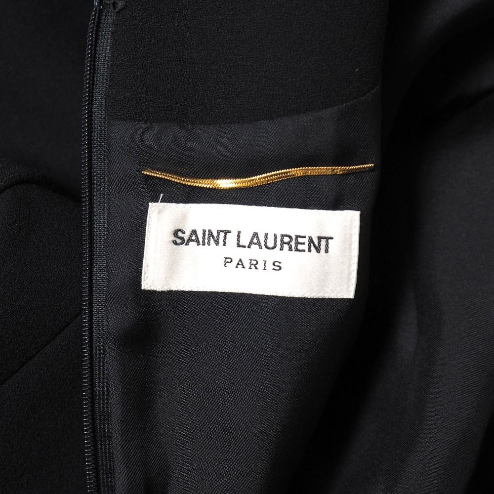 Saint Laurent Paris Dress Short Sleeve Crew — view 7