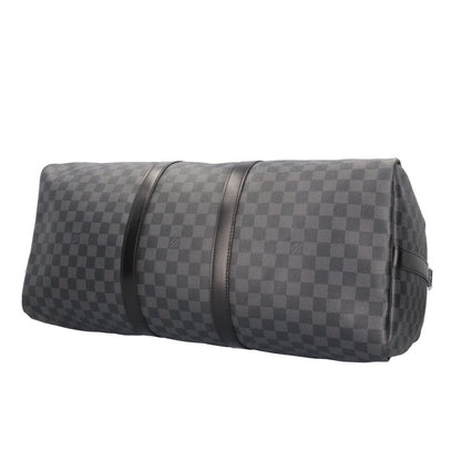 Louis Vuitton Keepall Damier Graphite Boston Bag Canvas Black Second — view 7