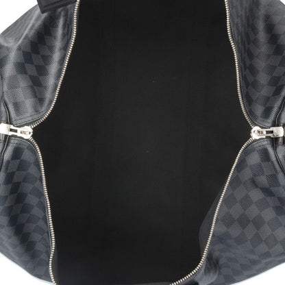 Louis Vuitton Keepall Damier Graphite Boston Bag Canvas Black Second — view 8