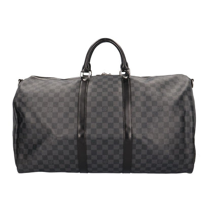 Louis Vuitton Keepall Damier Graphite Boston Bag Canvas Black Second — view 3