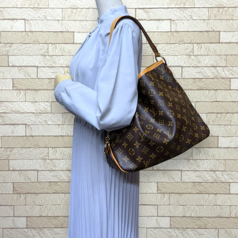 Louis Vuitton PM Monogram Shoulder Bag Canvas Brown Second — view 2