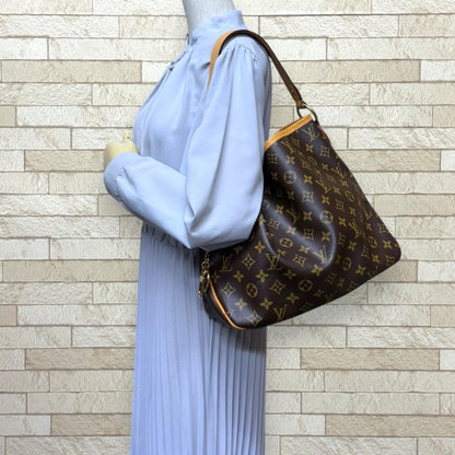 Louis Vuitton PM Monogram Shoulder Bag Canvas Brown Second — view 2