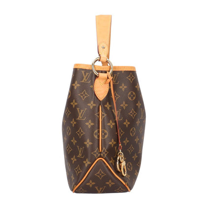 Louis Vuitton PM Monogram Shoulder Bag Canvas Brown Second — view 4