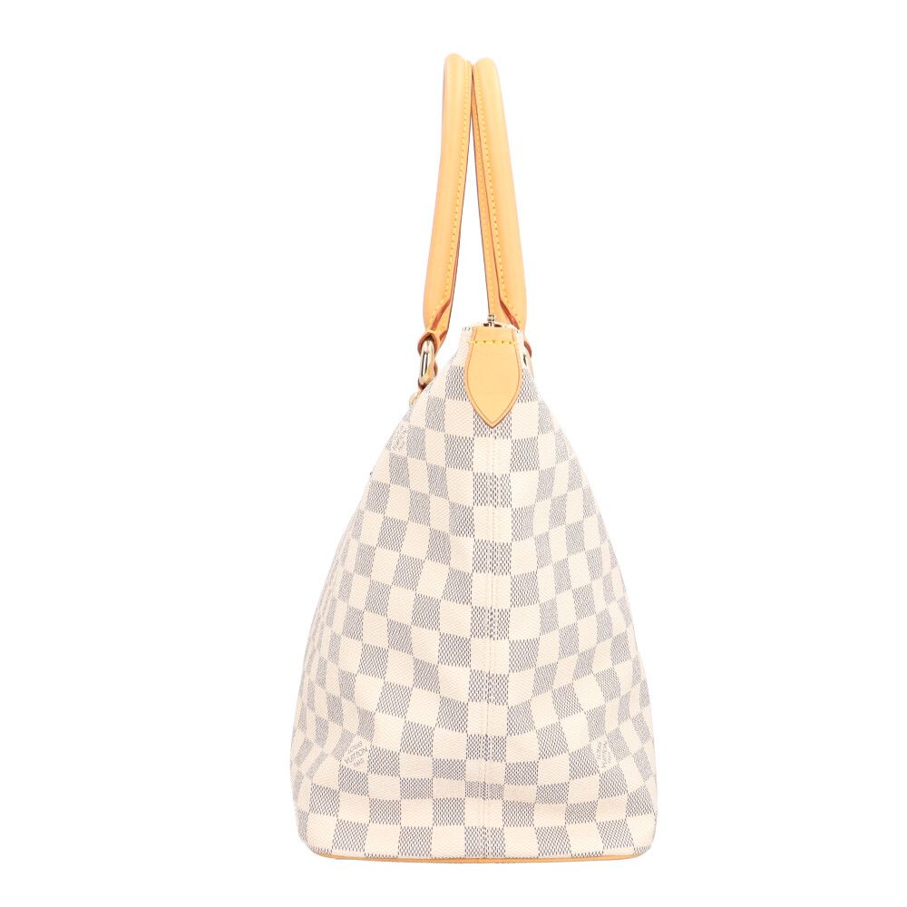 Louis Vuitton MM Damier Azur Shoulder Bag Canvas White Second — view 4