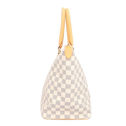 Louis Vuitton MM Damier Azur Shoulder Bag Canvas White Second — view 4