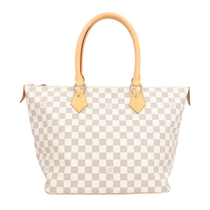 Louis Vuitton MM Damier Azur Shoulder Bag Canvas White Second