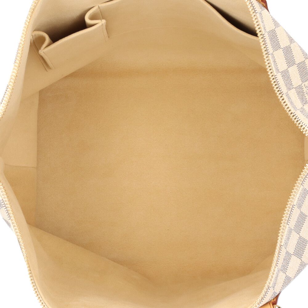 Louis Vuitton MM Damier Azur Shoulder Bag Canvas White Second — view 7