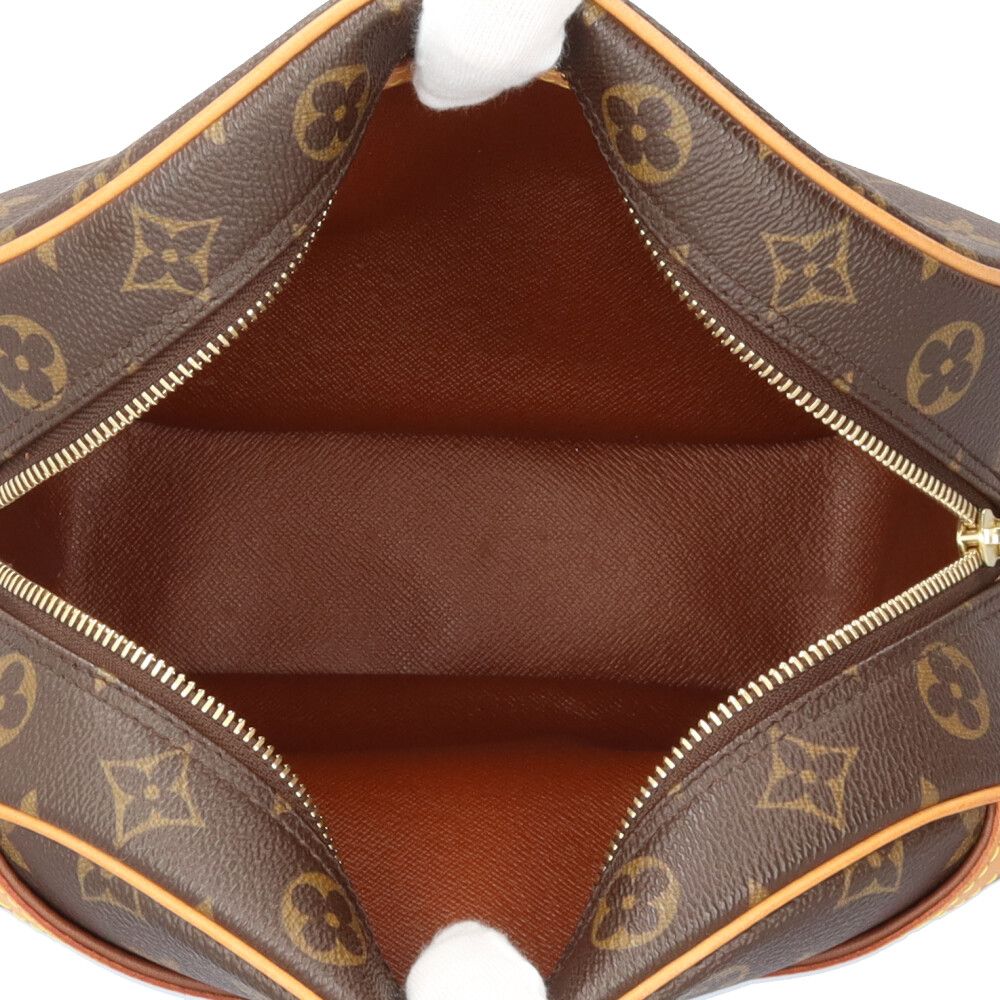 Louis Vuitton Monogram Shoulder Bag Canvas Brown — view 7