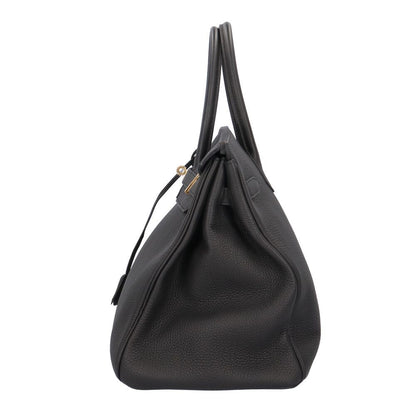 Hermes Birkin 35 Handbag Togo Black Second — view 5