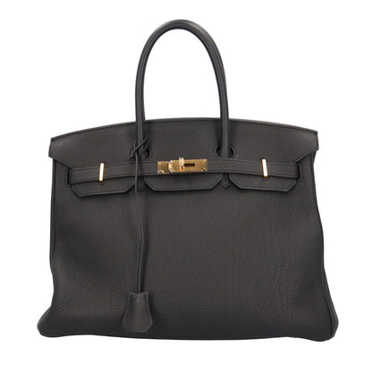 Hermes Birkin 35 Handbag Togo Black Second