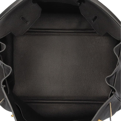 Hermes Birkin 35 Handbag Togo Black Second — view 8