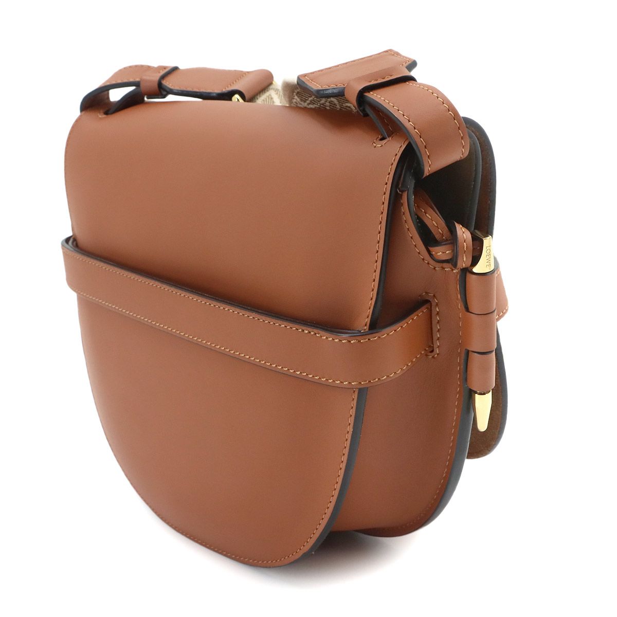 Loewe Small Shoulder Bag Leather Brown — view 4