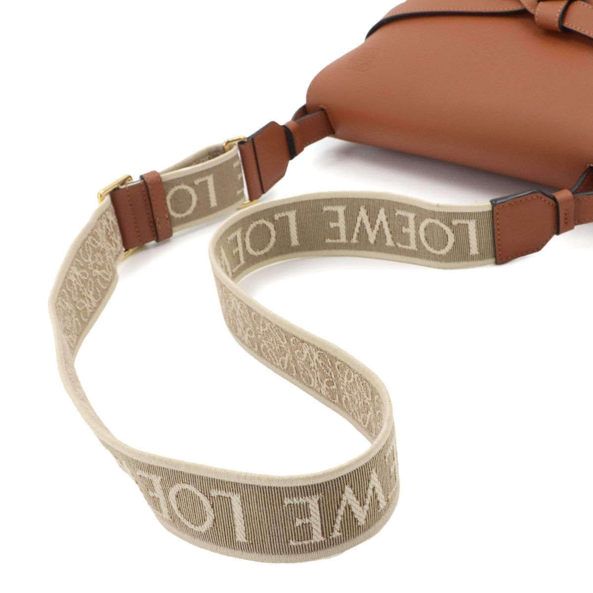 Loewe Small Shoulder Bag Leather Brown — view 6