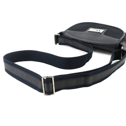 Dior Trotter Street Chic Shoulder Bag Canvas Leather Black — view 5