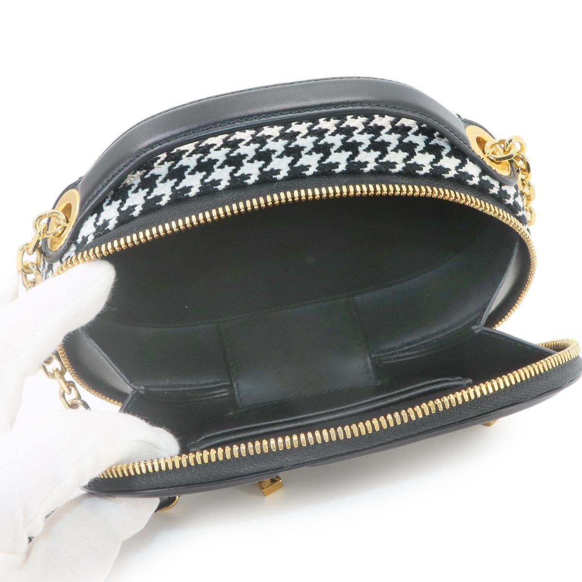 Dior CD Signature Oval Camera Bag Shoulder Canvas Leather — view 6