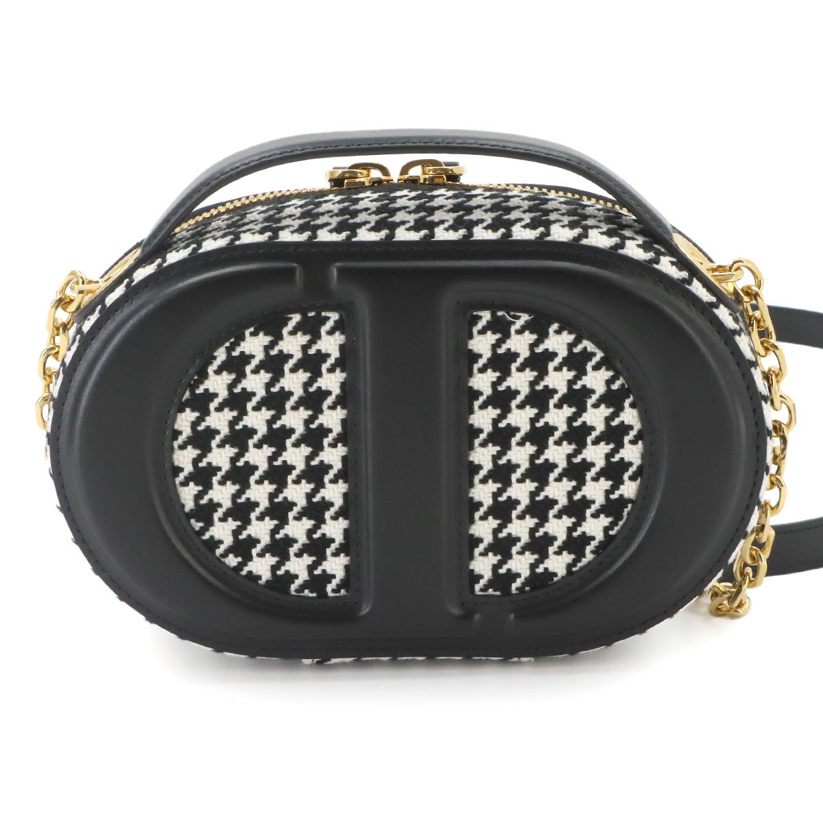 Dior CD Signature Oval Camera Bag Shoulder Canvas Leather — view 2