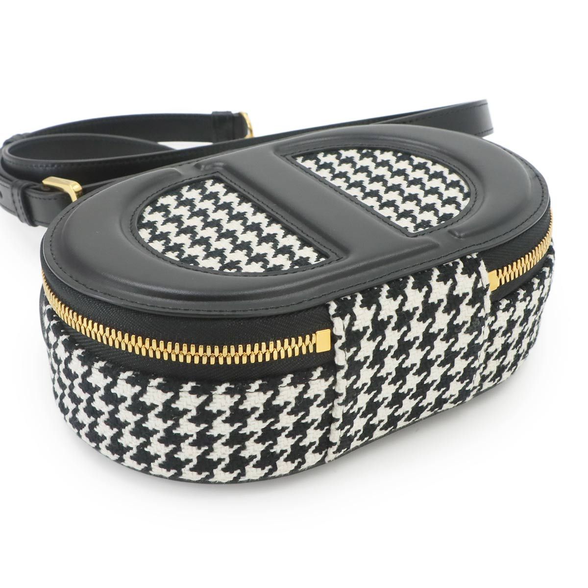 Dior CD Signature Oval Camera Bag Shoulder Canvas Leather — view 4