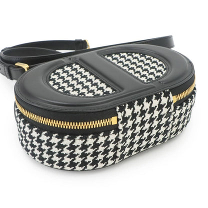 Dior CD Signature Oval Camera Bag Shoulder Canvas Leather — view 4