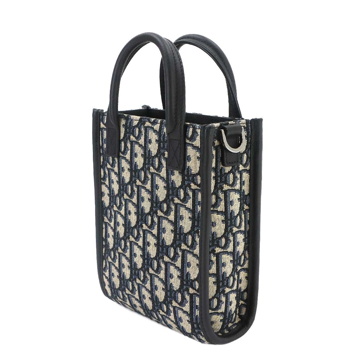 Dior 2-Way Tote Shoulder Bag Oblique — view 4