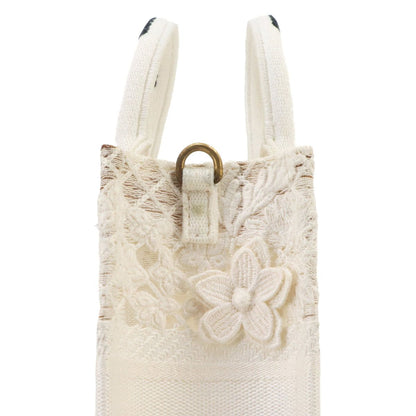 Dior Book Tote Vertical Mini 2-Way Canvas White — view 8