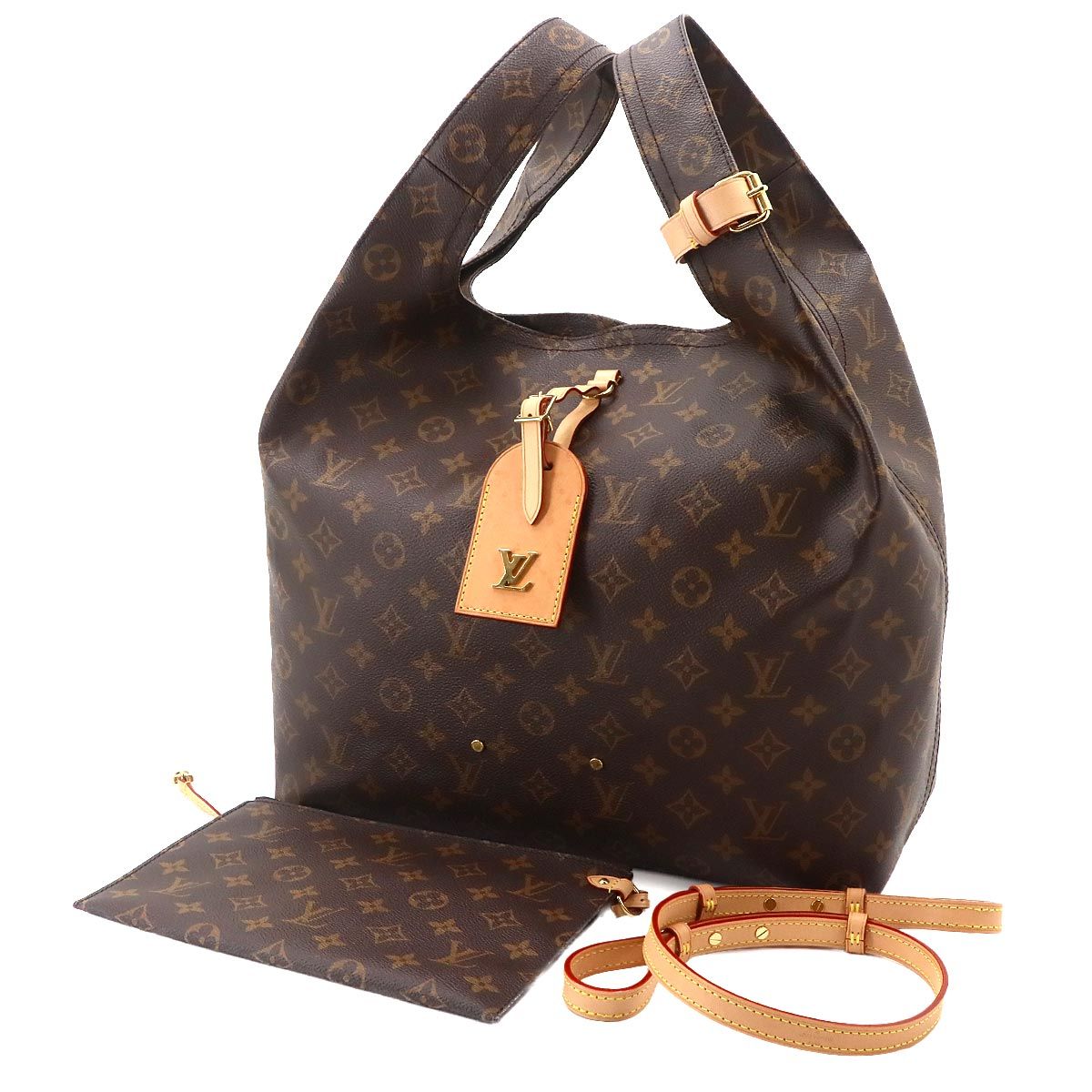 Louis Vuitton Monogram GM 2-Way Bag Brown — view 2
