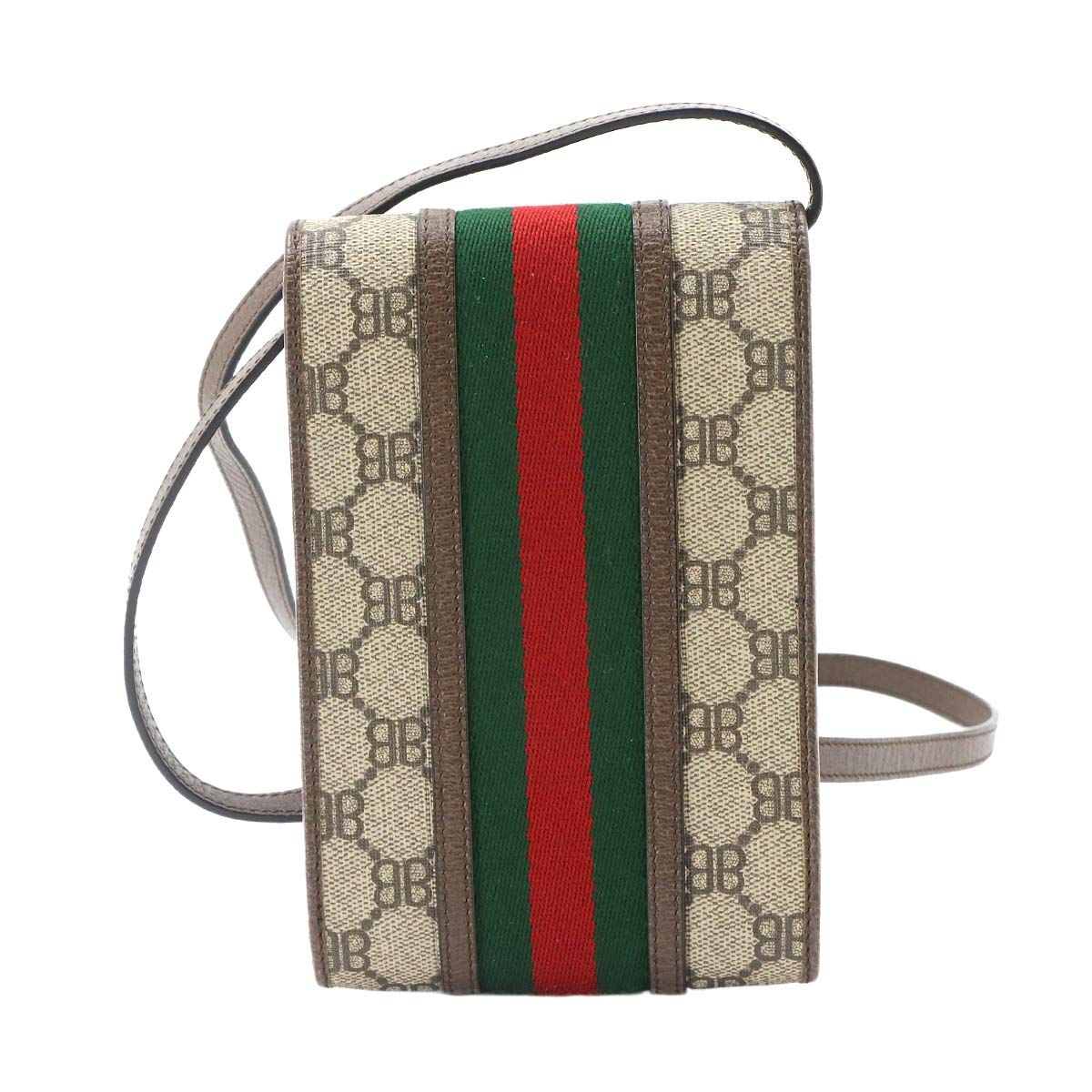 Gucci Project Phone Pouch Shoulder Bag Leather Beige — view 3