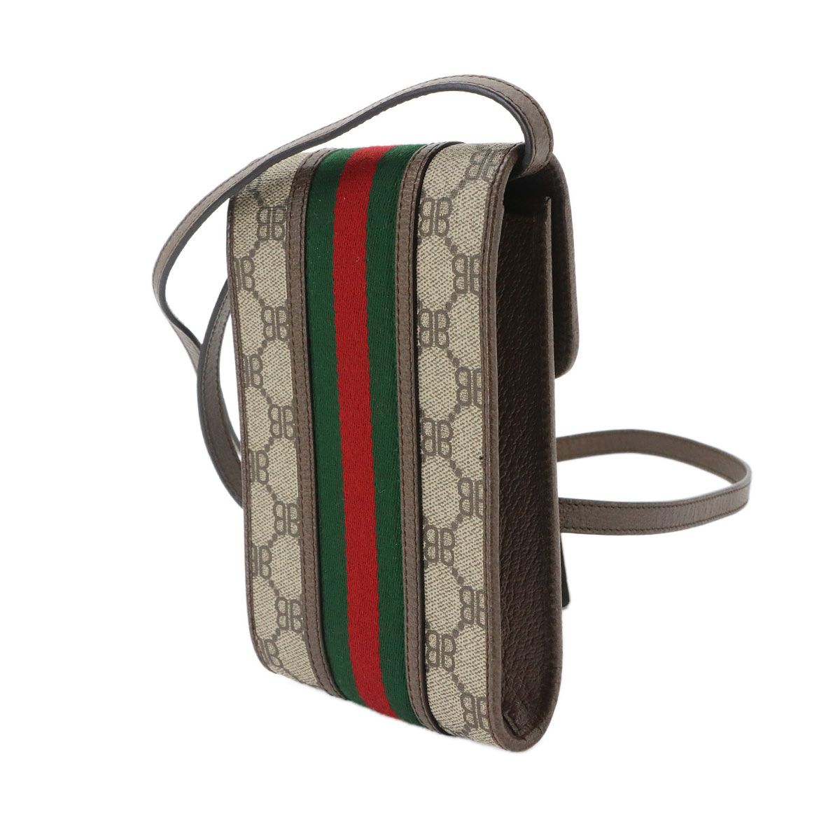 Gucci Project Phone Pouch Shoulder Bag Leather Beige — view 4