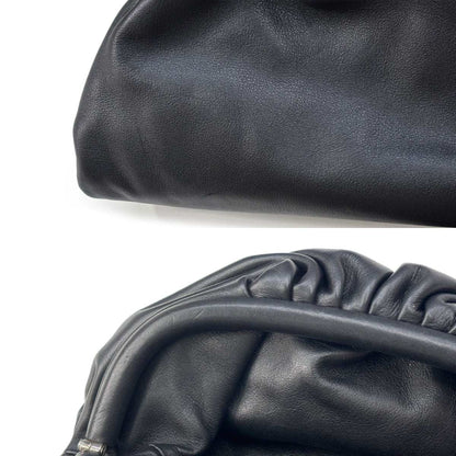 Bottega Veneta Mini Pouch Shoulder Bag Leather Black — view 8