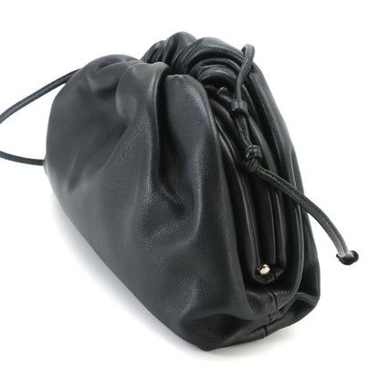 Bottega Veneta Mini Pouch Shoulder Bag Leather Black — view 3