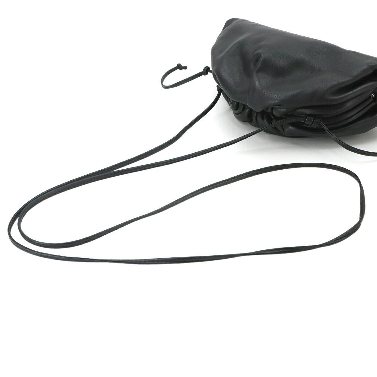 Bottega Veneta Mini Pouch Shoulder Bag Leather Black — view 5