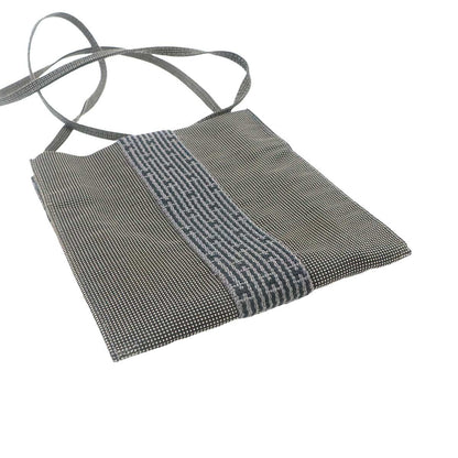 Hermes Her Line Pochette Shoulder Bag Canvas Gray Herline — view 4