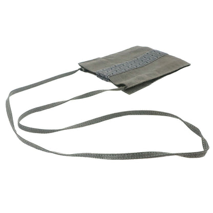 Hermes Her Line Pochette Shoulder Bag Canvas Gray Herline — view 5
