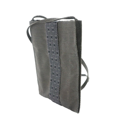 Hermes Her Line Pochette Shoulder Bag Canvas Gray Herline — view 3