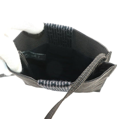 Hermes Her Line Pochette Shoulder Bag Canvas Gray Herline — view 6