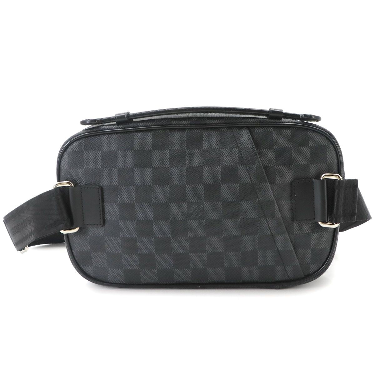 Louis Vuitton Damier Graphite Ambler Belt Bag Black Gray — view 2