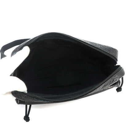 Balenciaga Explorer Camera Bag Leather Black Silver — view 6