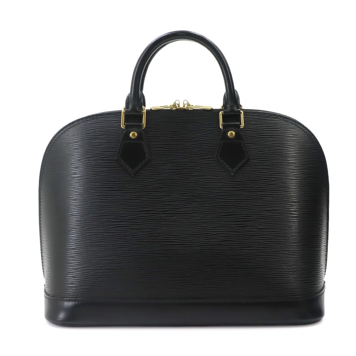 Louis Vuitton Epi Alma PM Hand Bag Leather Noir Gold — view 2