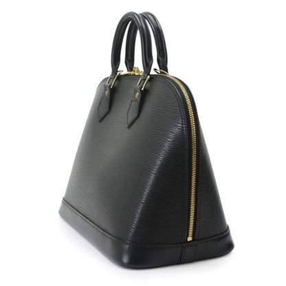 Louis Vuitton Epi Alma PM Hand Bag Leather Noir Gold — view 3