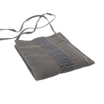 Hermes Her Line Pochette Shoulder Bag Canvas Gray Herline — view 4