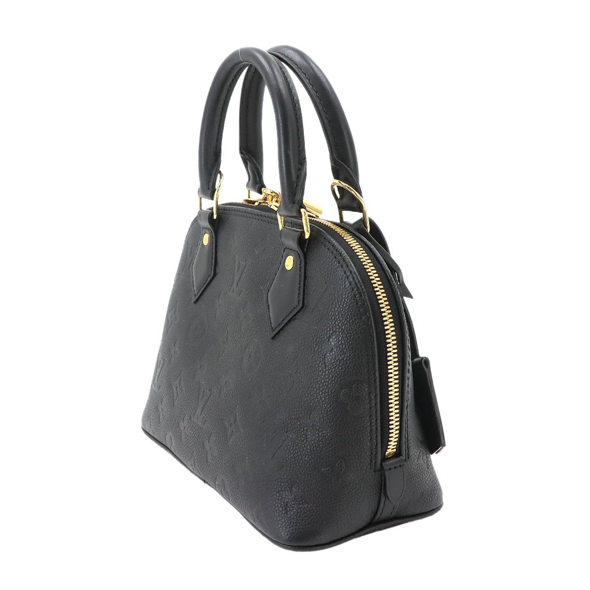 Louis Vuitton Monogram Empreinte Alma BB 2-Way Bag Leather Black — view 4