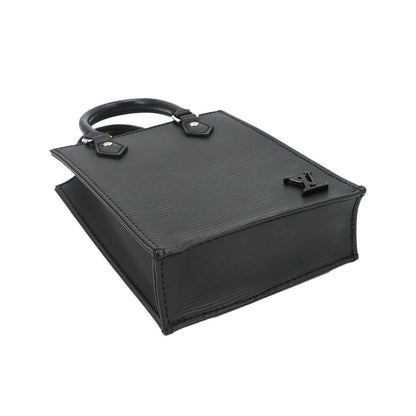 Louis Vuitton Epi Sac Plat 2-Way Bag Leather Noir — view 4