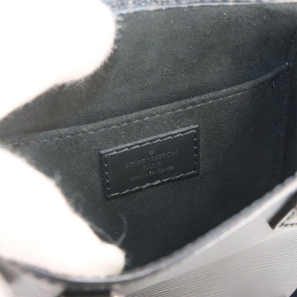 Louis Vuitton Epi Sac Plat 2-Way Bag Leather Noir — view 8