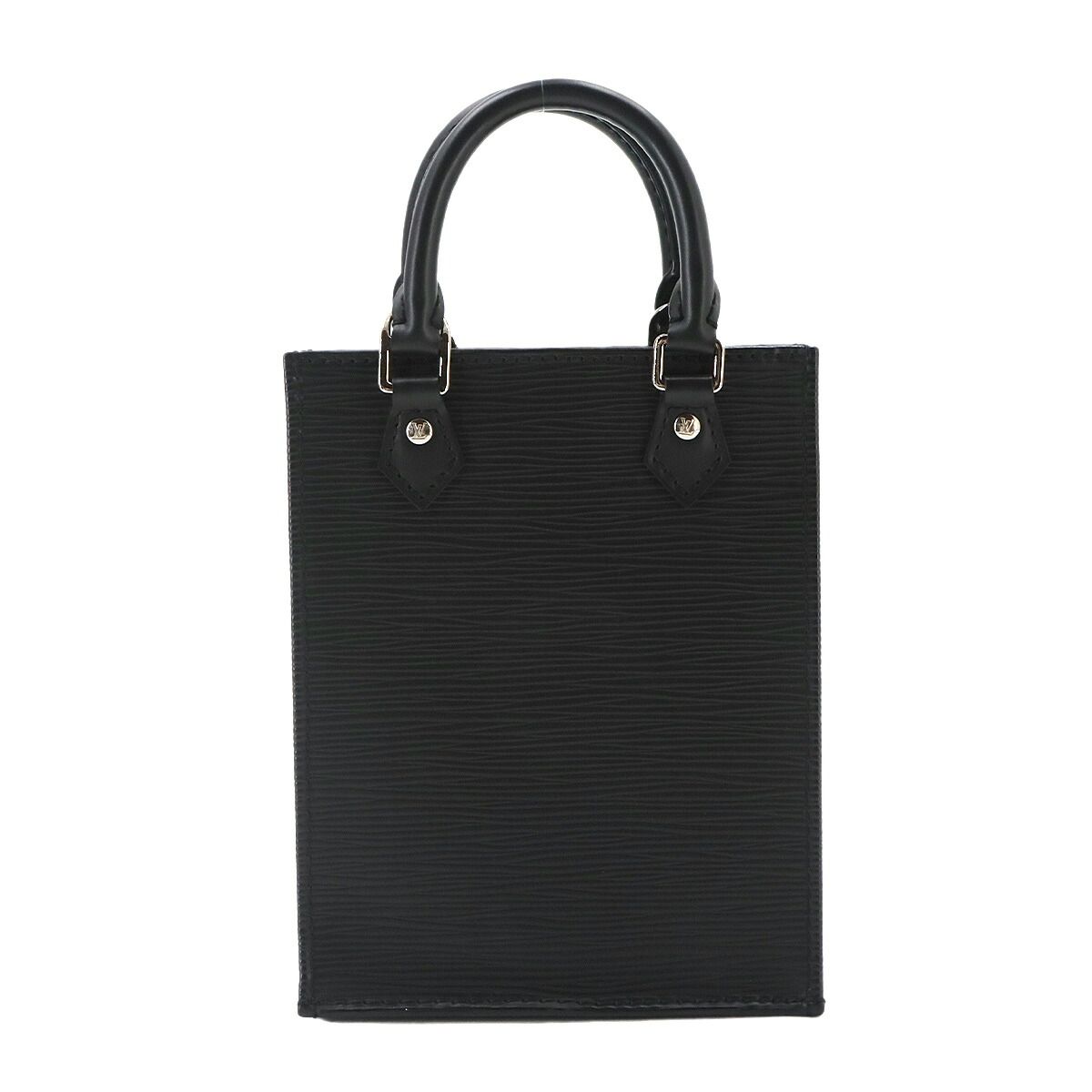 Louis Vuitton Epi Sac Plat 2-Way Bag Leather Noir — view 2