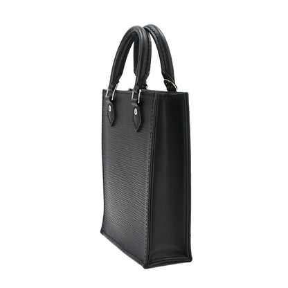 Louis Vuitton Epi Sac Plat 2-Way Bag Leather Noir — view 3
