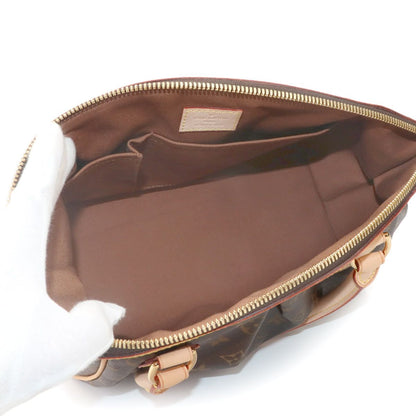 Louis Vuitton Monogram Tivoli PM Hand Bag Brown Gold — view 6