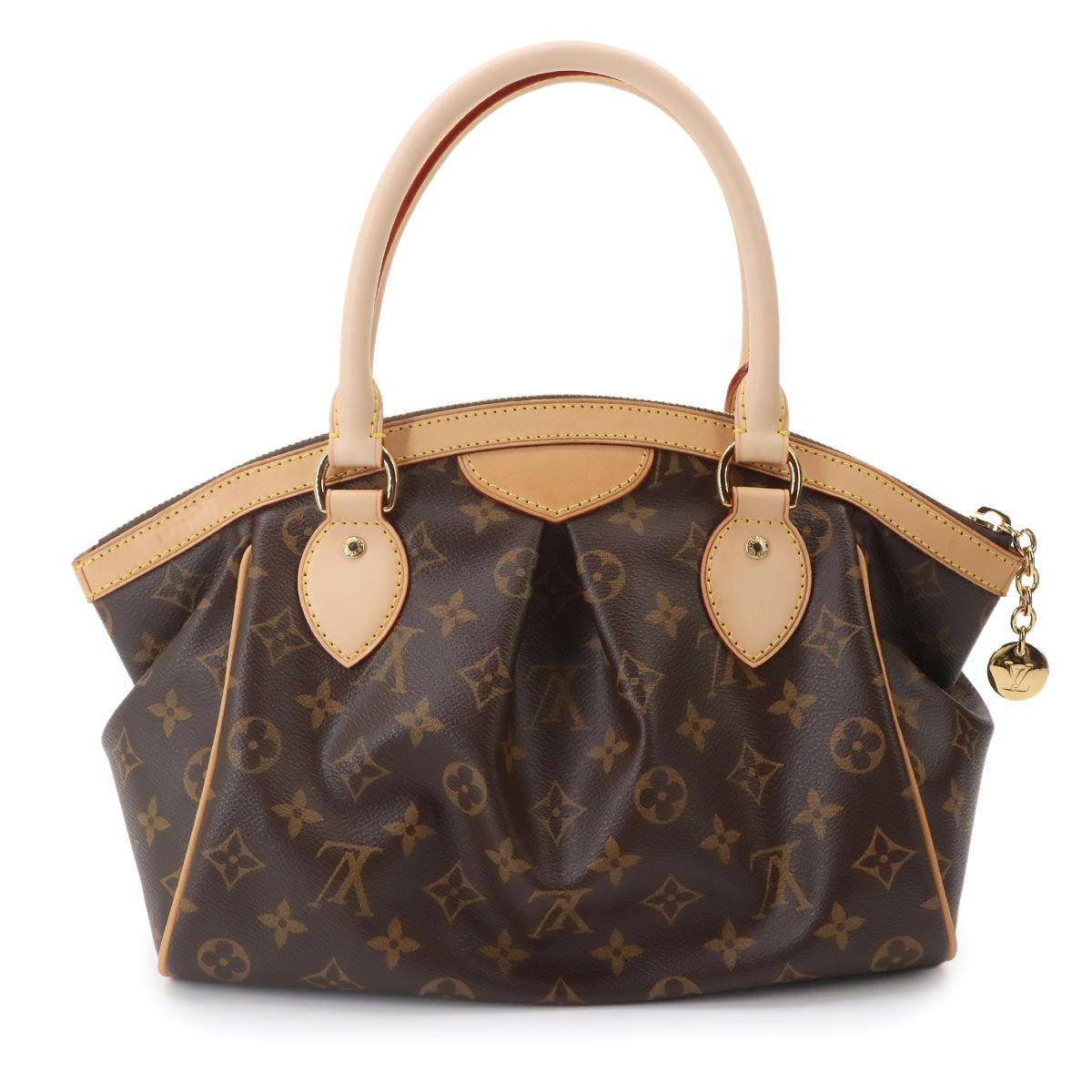 Louis Vuitton Monogram Tivoli PM Hand Bag Brown Gold — view 2