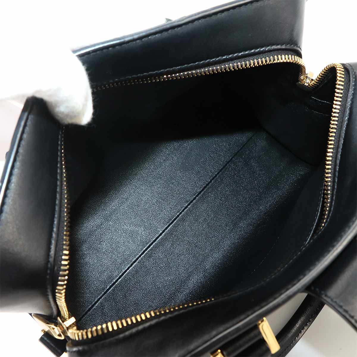 Saint Laurent Cabas 2-Way Bag Leather Black — view 7