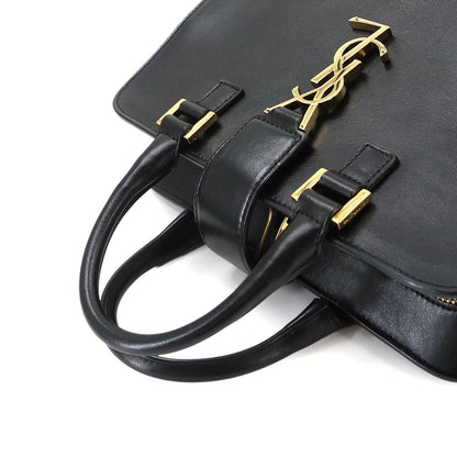 Saint Laurent Cabas 2-Way Bag Leather Black — view 6